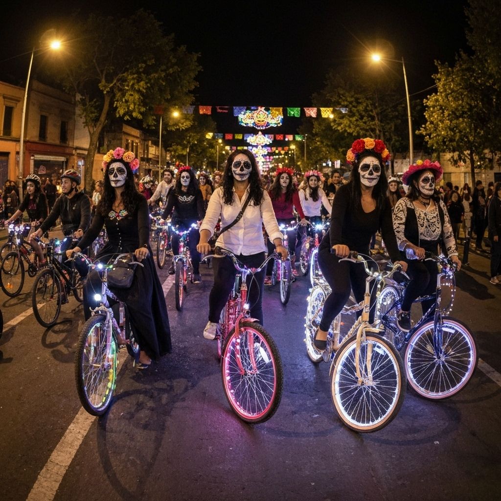Rodada Nocturna "Sembrando Calaveras de Luz"